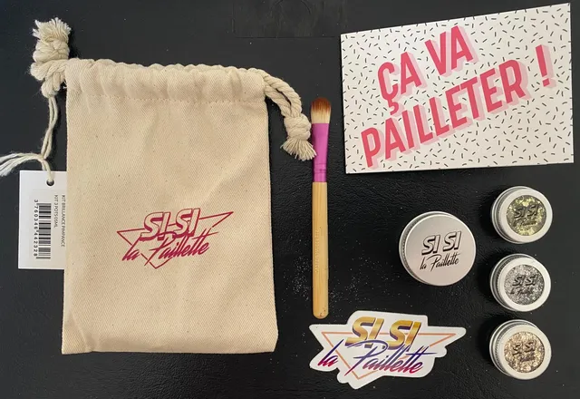 Si Si La Paillette Brillance kit glitter biodegradabile viso