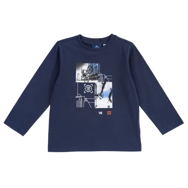 Chicco Over The Top t-shirt manica lunga stampa bici