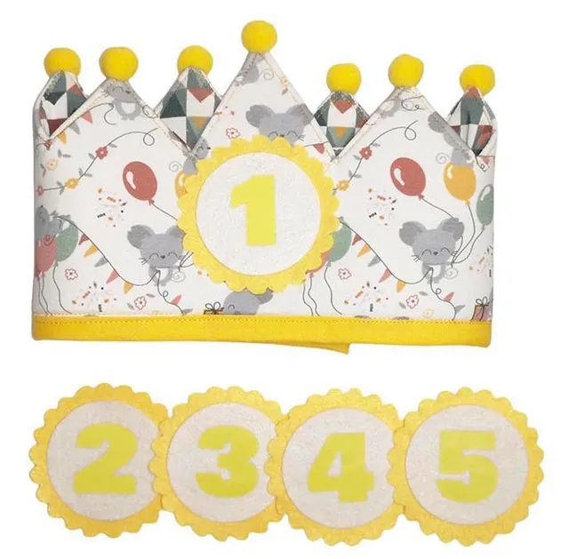 The Dida Koala corona compleanno bambini in cotone