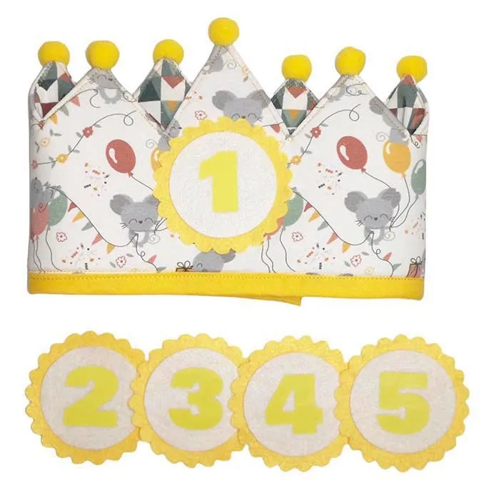 The Dida Koala corona compleanno bambini in cotone
