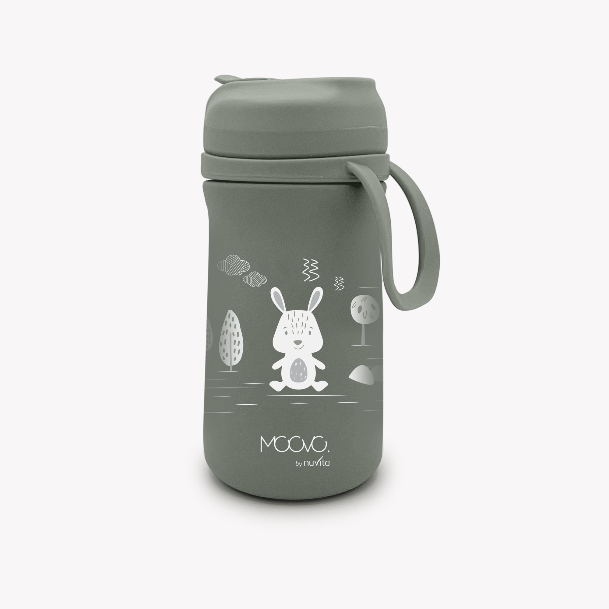 Nuvita 4440 Sage Green Borraccia Termica 350ml Acciaio