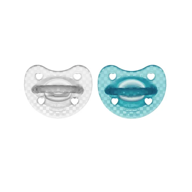 Chicco PhysioForma Luxe succhietto silicone 16-36m 2pz azzurro