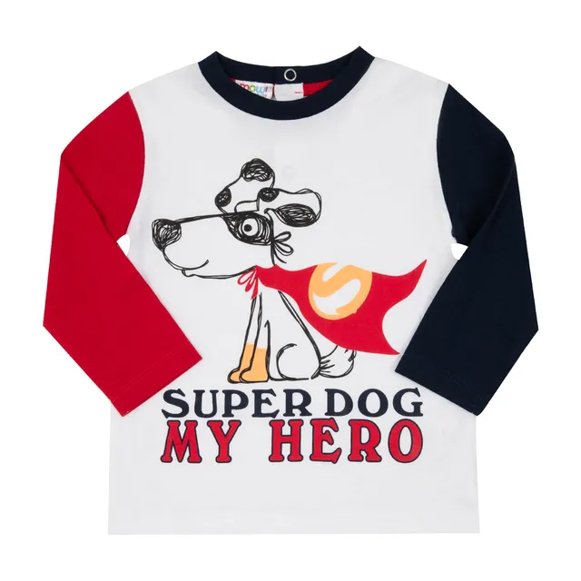 Toys Center Baby Colorblock t-shirt bimbo maniche lunghe