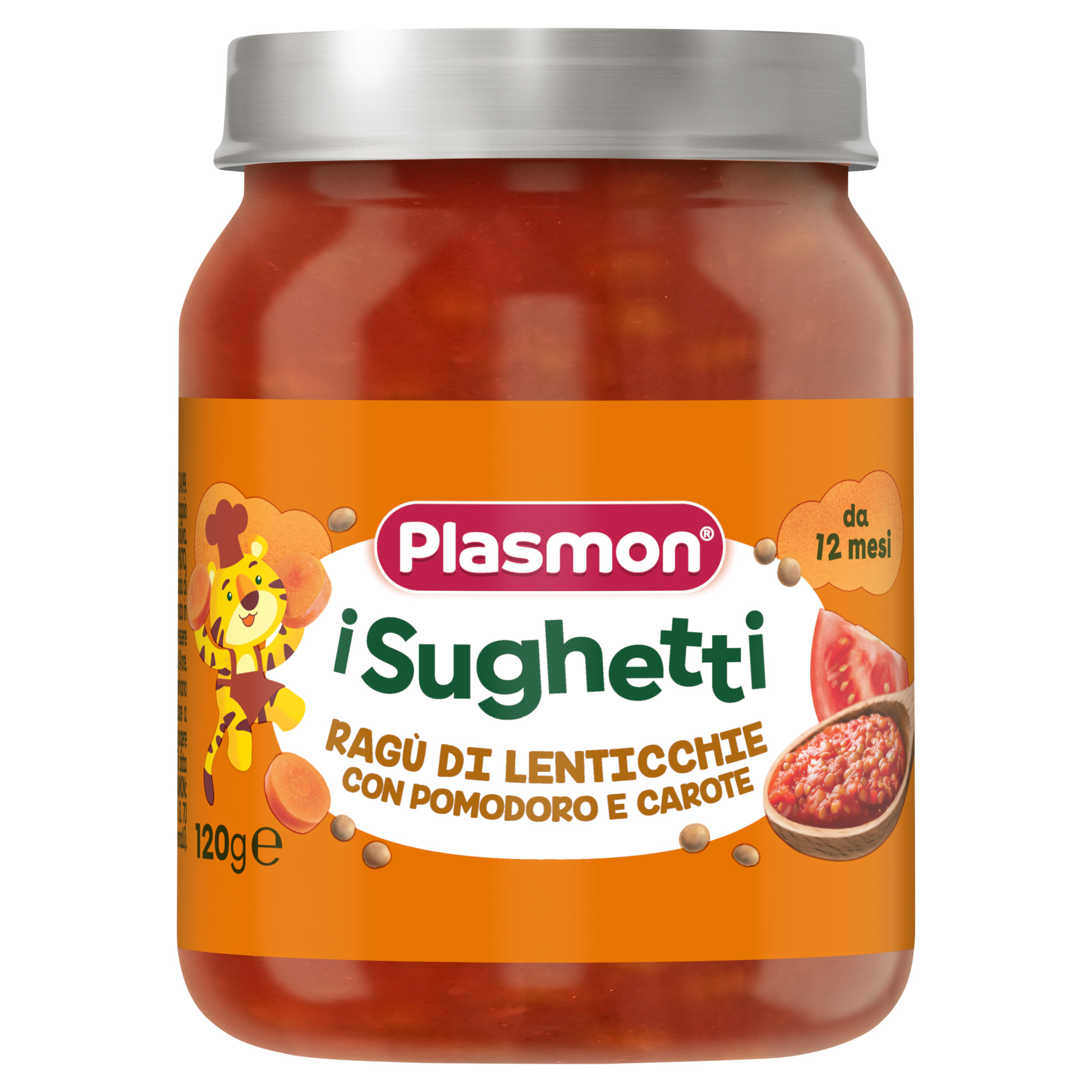 Plasmon sughetto lenticchie sugo dai 12 mesi