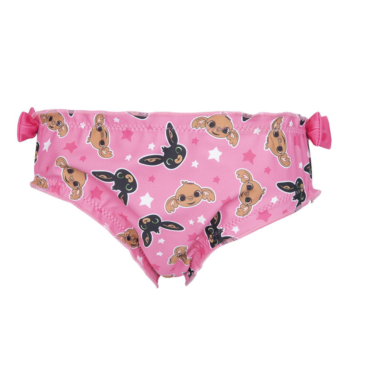 Bing costume slip bimba rosa stampa allover elastico