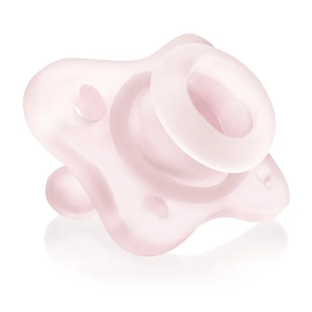 Chicco PhysioForma Gommottino 0-2 Mesi Silicone Rosa 2pz