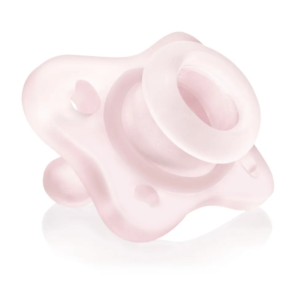 Chicco PhysioForma Gommottino 0-2 Mesi Silicone Rosa 2pz