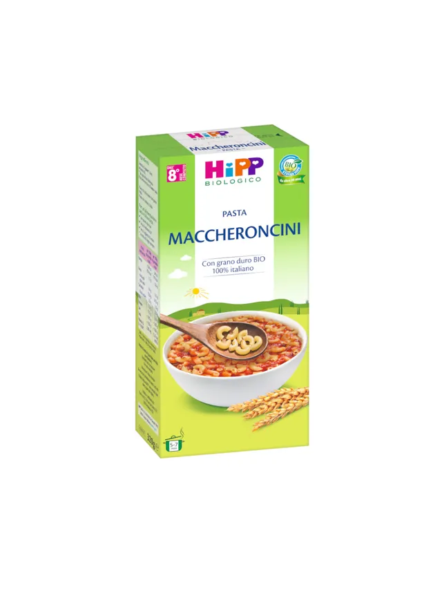 HiPP Maccheroncini pastina bio 320 g dall’8° mese