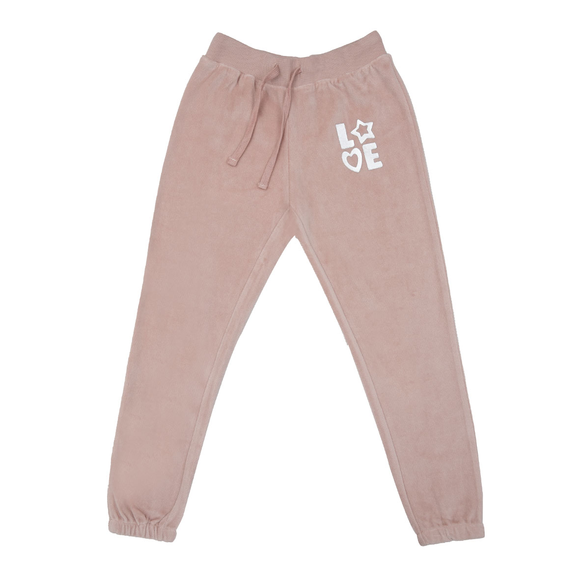 Mawi pantalone ciniglia bimba stampa argento