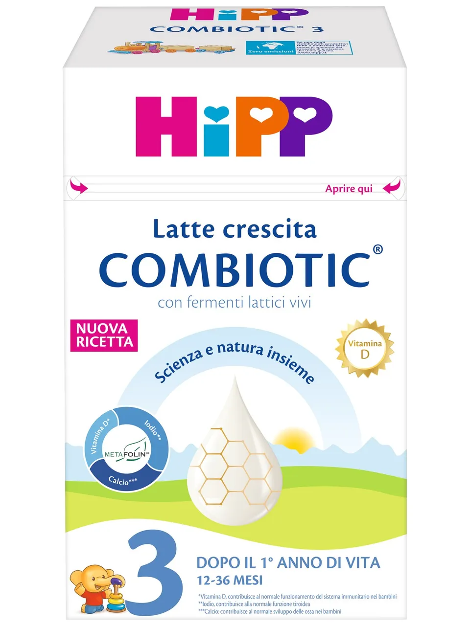 HiPP 3 Combiotic Latte Crescita Polvere 600g
