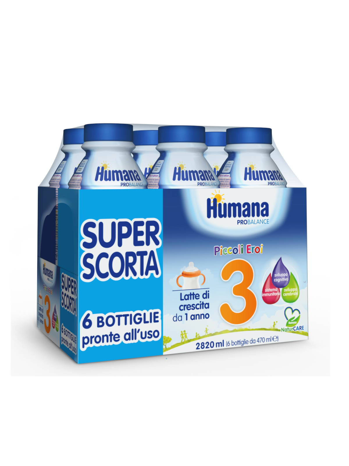 Humana 3 ProBalance latte crescita liquido 6x470 ml