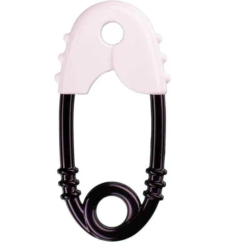 Profibaby Bianco e Nero Spilla sonaglio contrasto