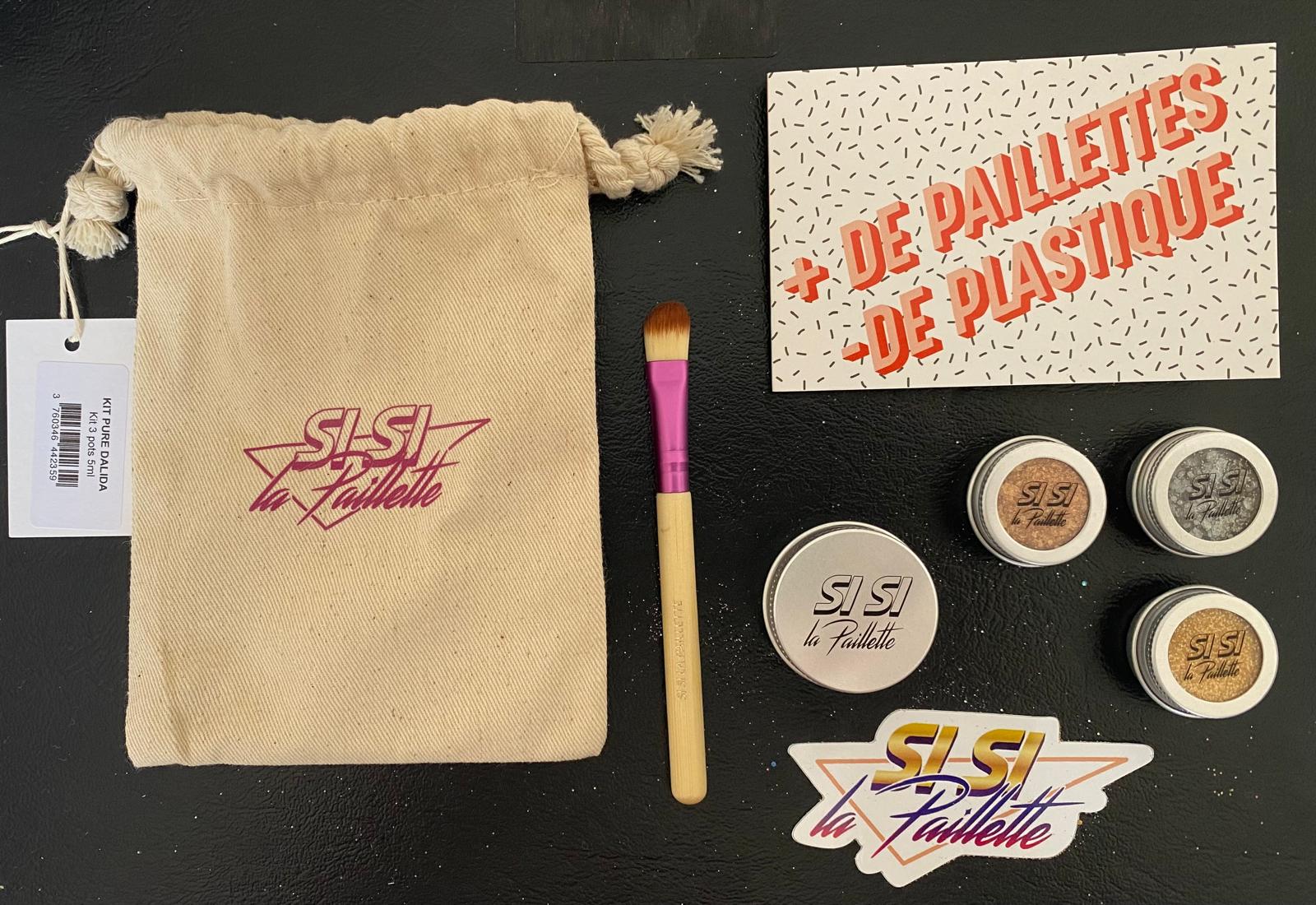 The Dida Dalida Kit Pure Glitter Biodegradabile Viso