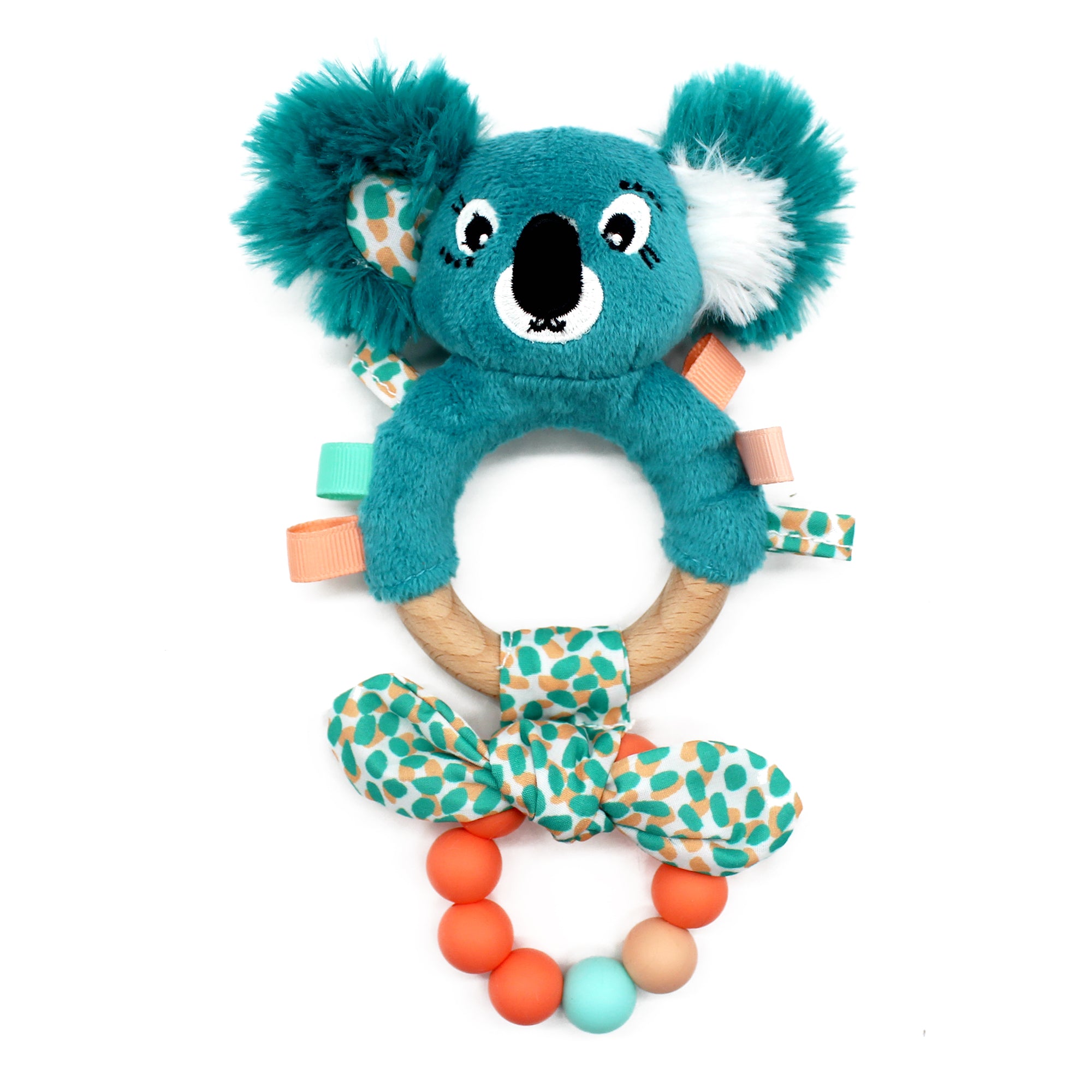 Les Deglingos Berlingos il Koala anello dentizione azzurro silicone