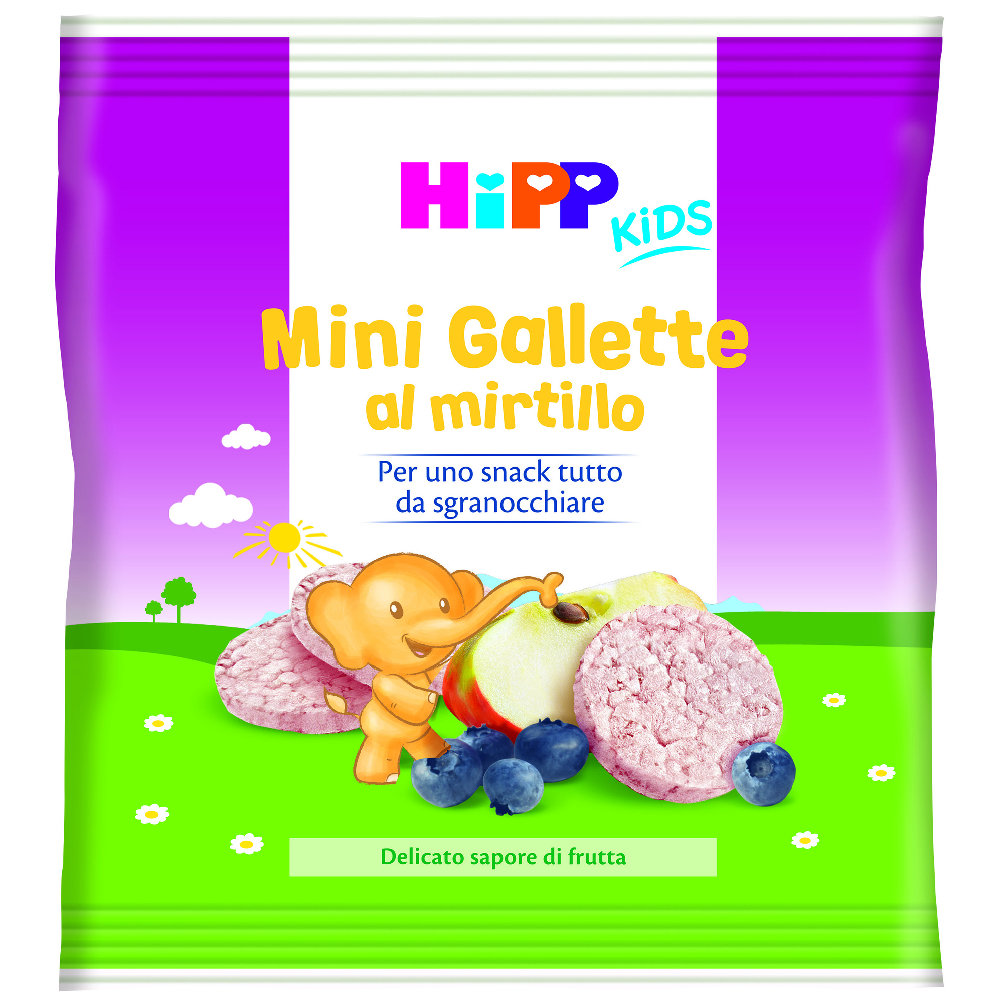 HiPP mini gallette riso mirtillo 30 g bambini