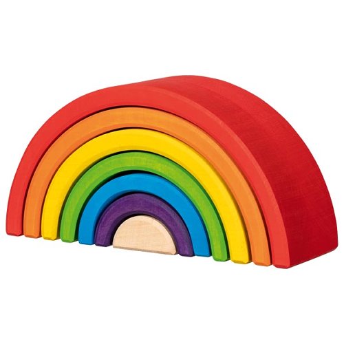 The Dida Piccolo Arcobaleno costruzioni legno 7 pezzi
