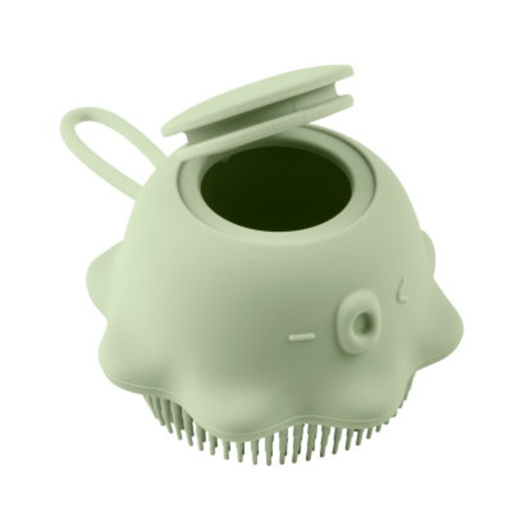 Chicco spazzola corpo dispenser verde massaggiante