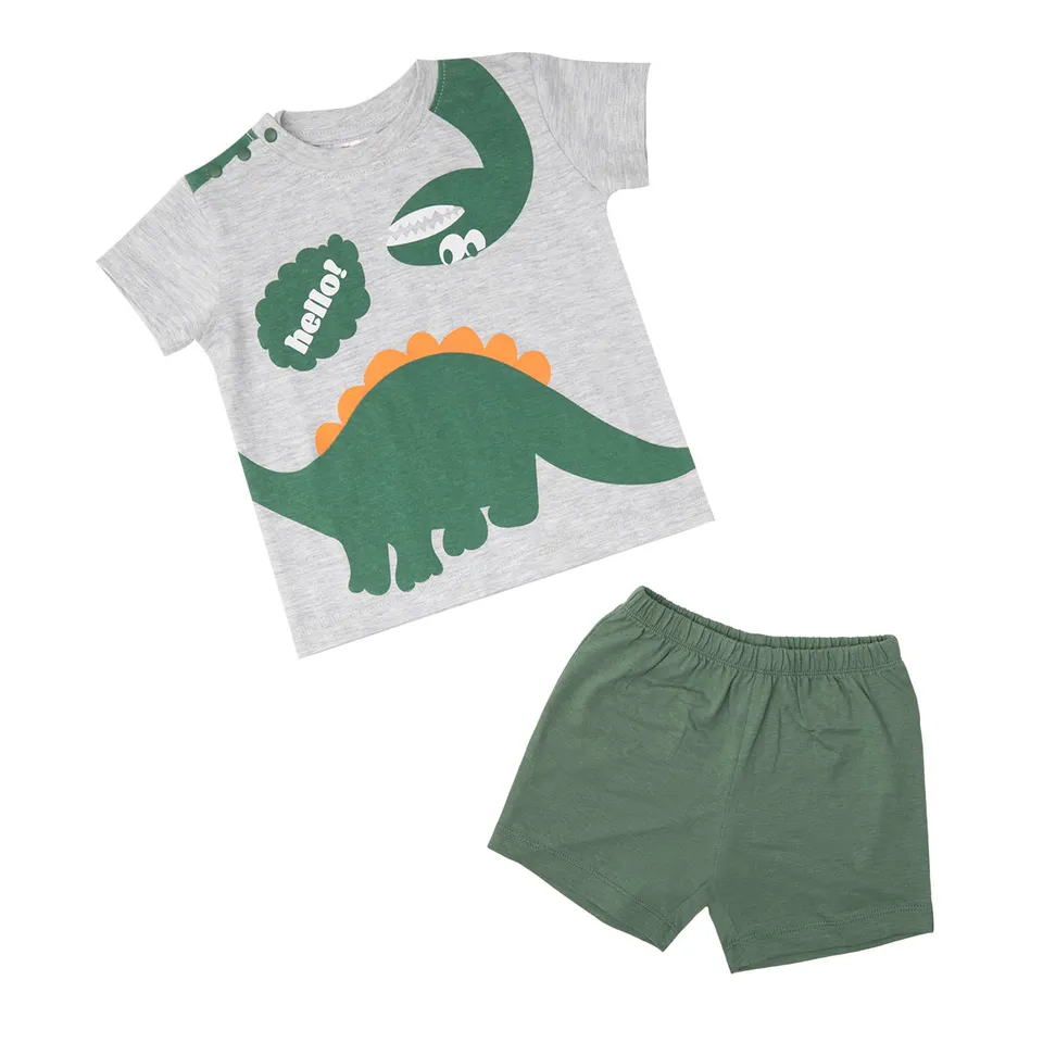 Toys Center Baby Pigiama Bimbo Due Pezzi Dino Verde