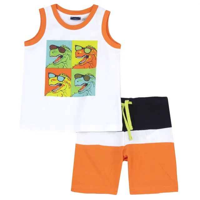 Chicco completo canottiera e pantaloncino cotone