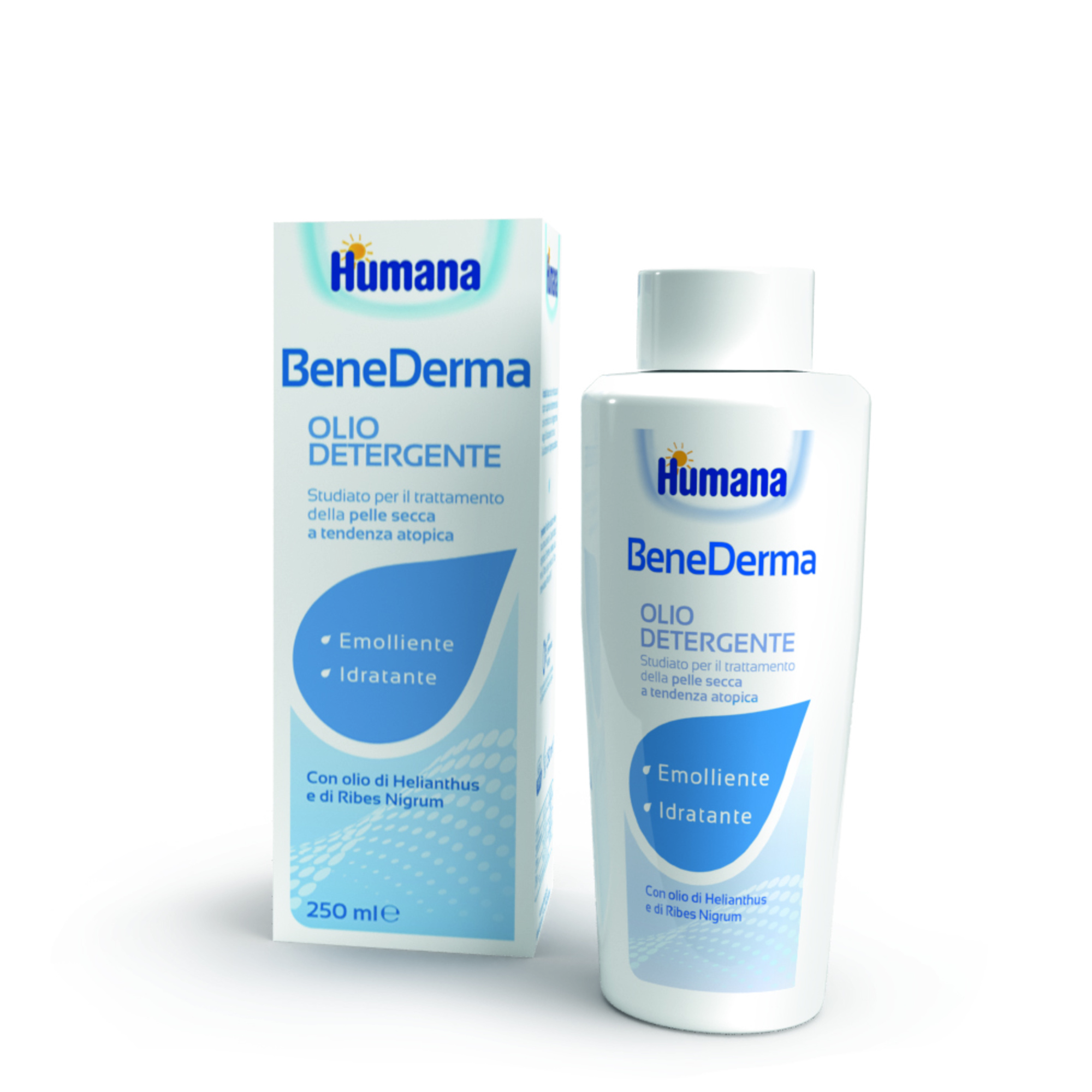 Humana BeneDerma olio detergente 250 ml pelle atopica