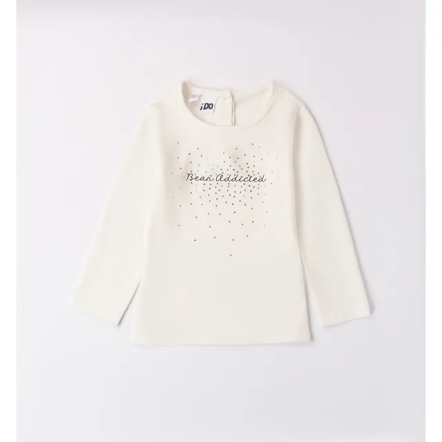 iDO Bear Addicted maglietta bambina in cotone