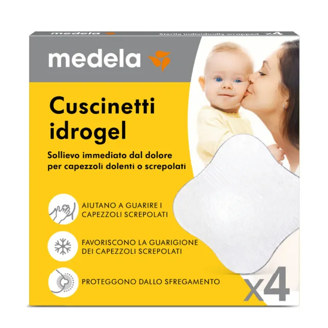 Medela Hydrogel Pads cuscinetti idrogel seno 4 pezzi