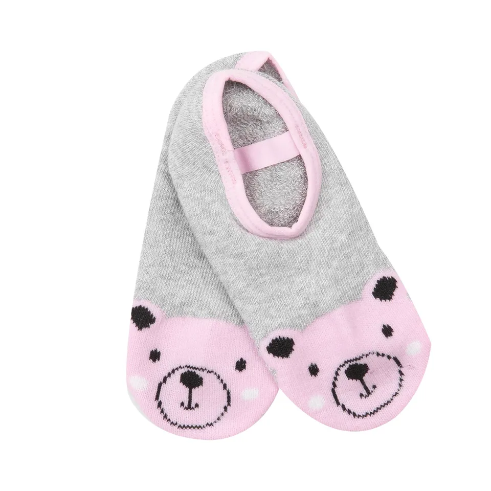 Toys Center Baby Ballerine calze antiscivolo bimba grigio rosa