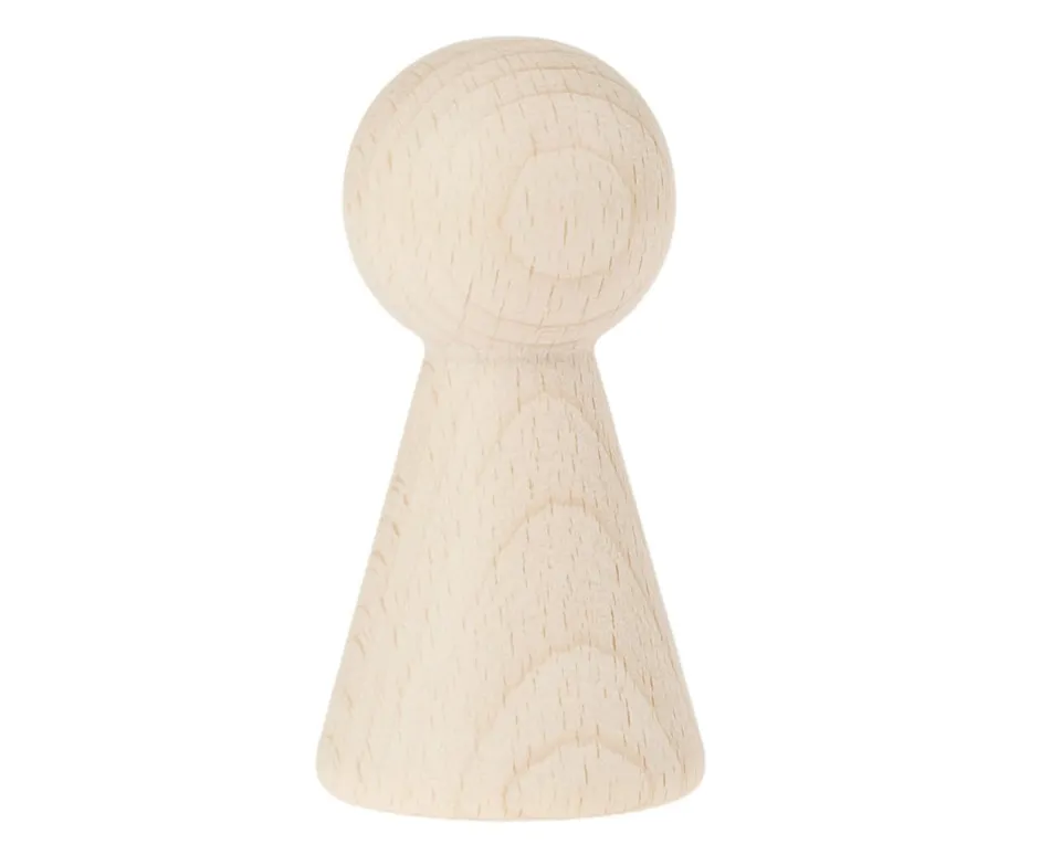 The Dida Figura legno naturale 61mm cesto tesori