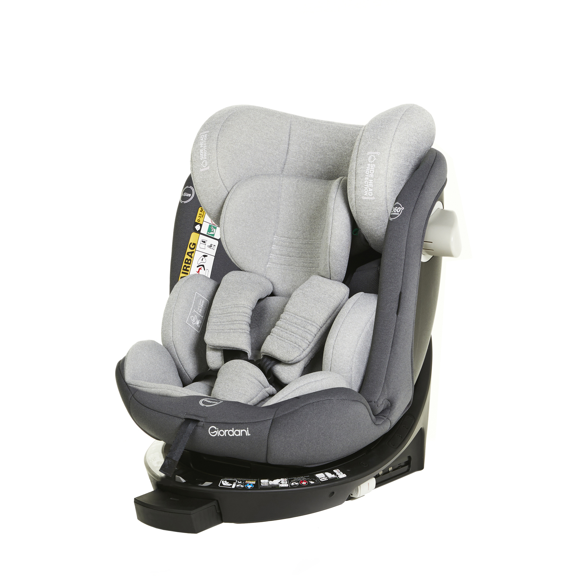 Giordani Crono seggiolino auto 40-150 cm girevole