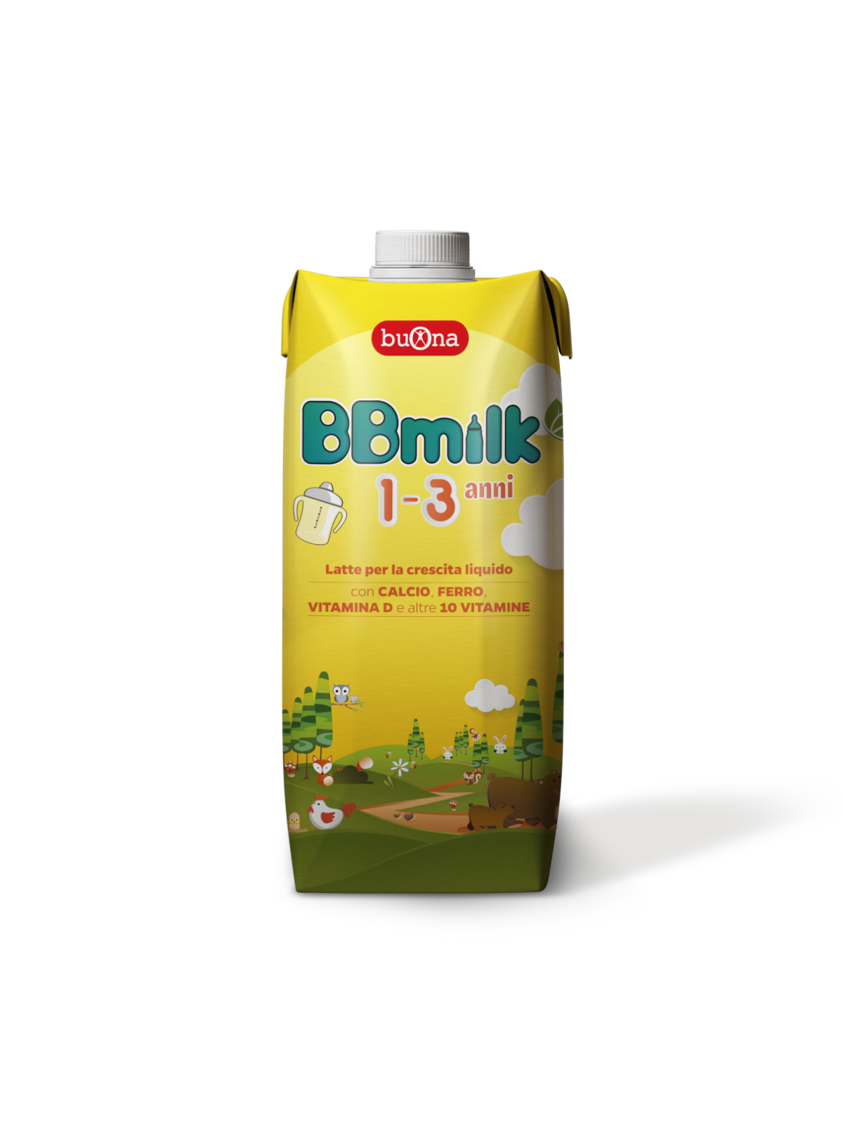 Bbmilk Latte Liquido 1-3 Anni 500 ml Crescita
