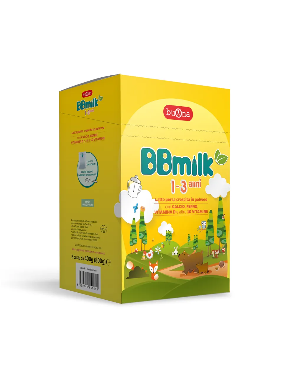 BBmilk 1-3 Anni Latte in Polvere 800 g con Ferro