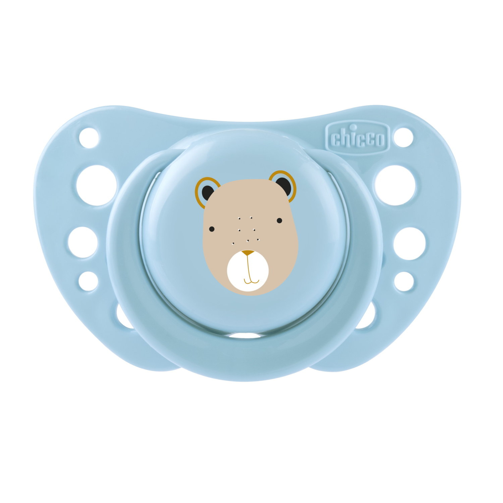 Chicco Physioforma Air succhietto azzurro 2-6 mesi 2 pz silicone