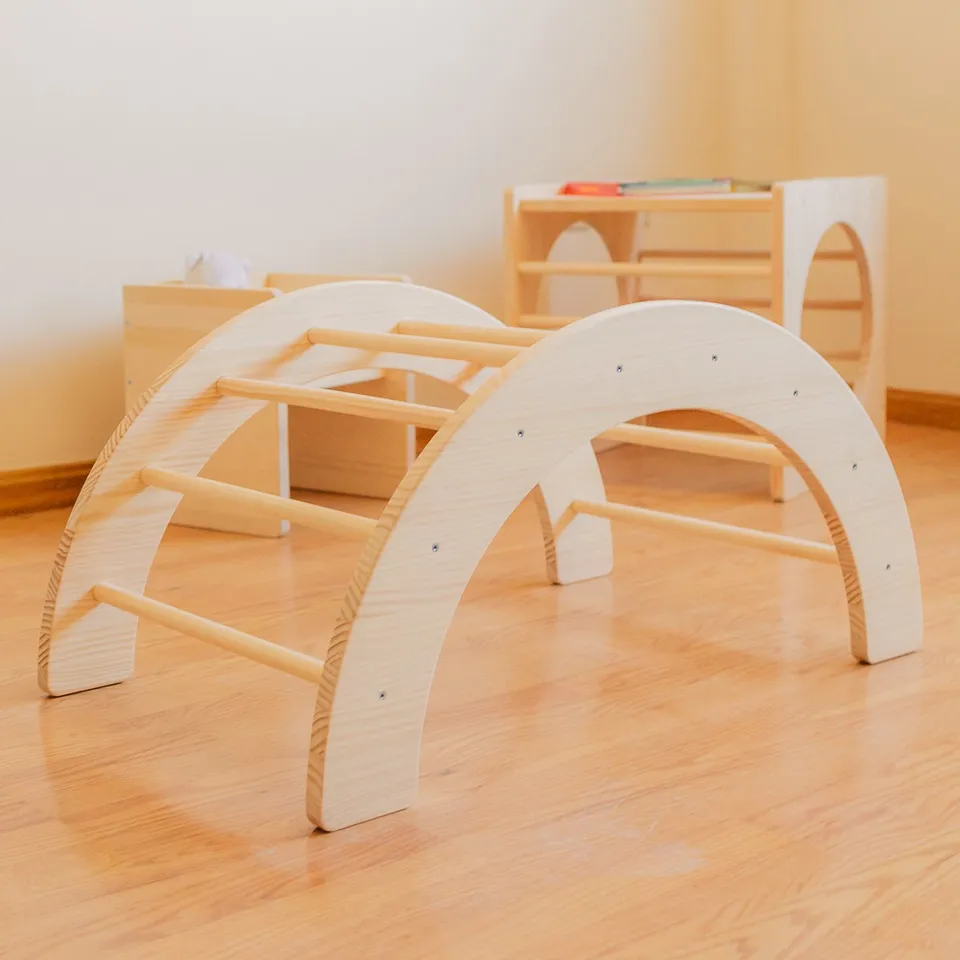 The Dida Pikler arco arrampicata legno naturale bimbi