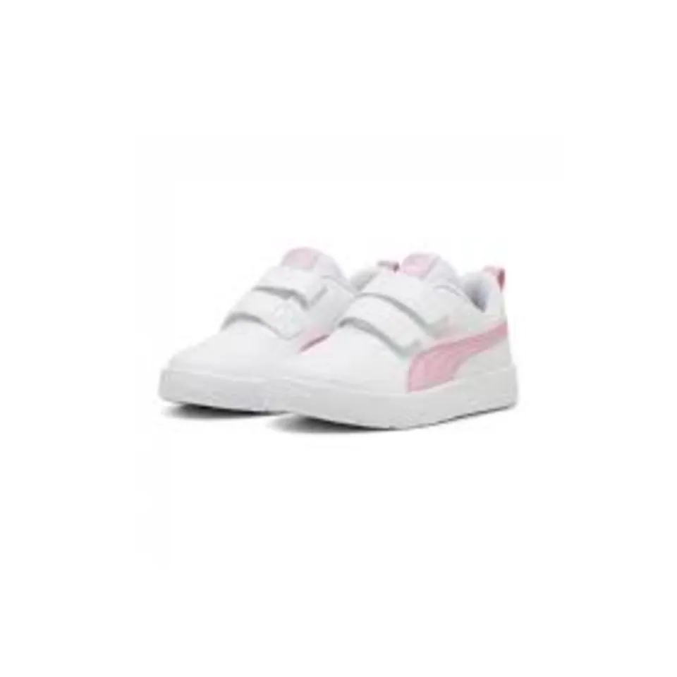 Puma Courtflex V3 V PS sneakers bimba rosa bianco