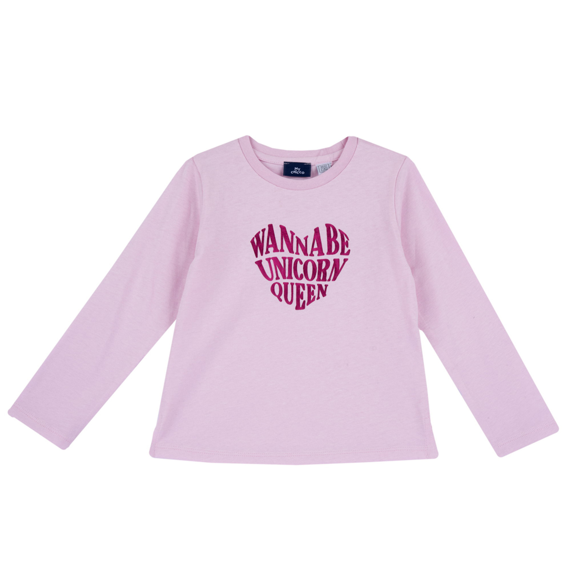 Chicco T-shirt Manica Lunga Bimba in Cotone