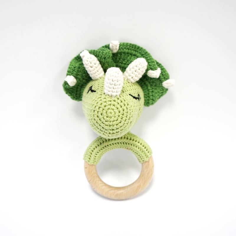 Piccoli Toys Dino sonaglio uncinetto neonato