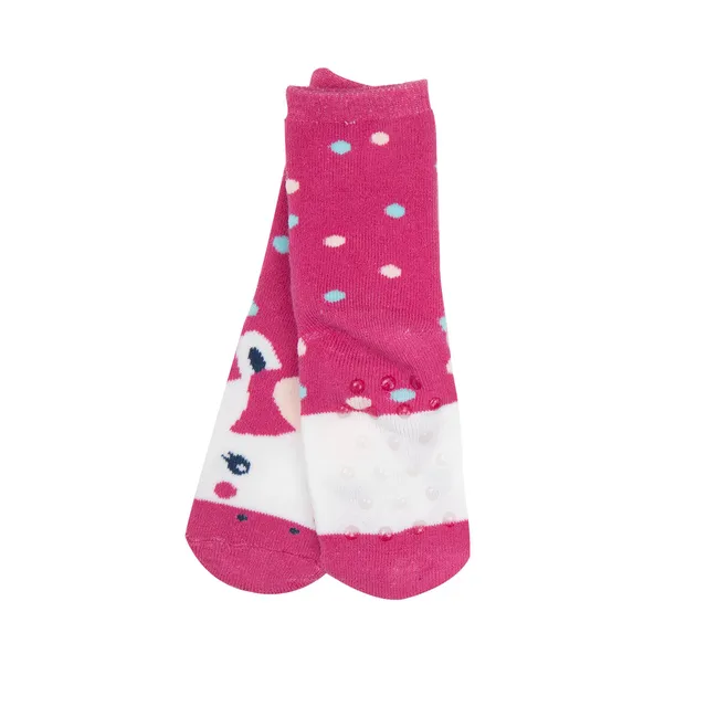 Toys Center Baby calze antiscivolo bimba rosa cavallino