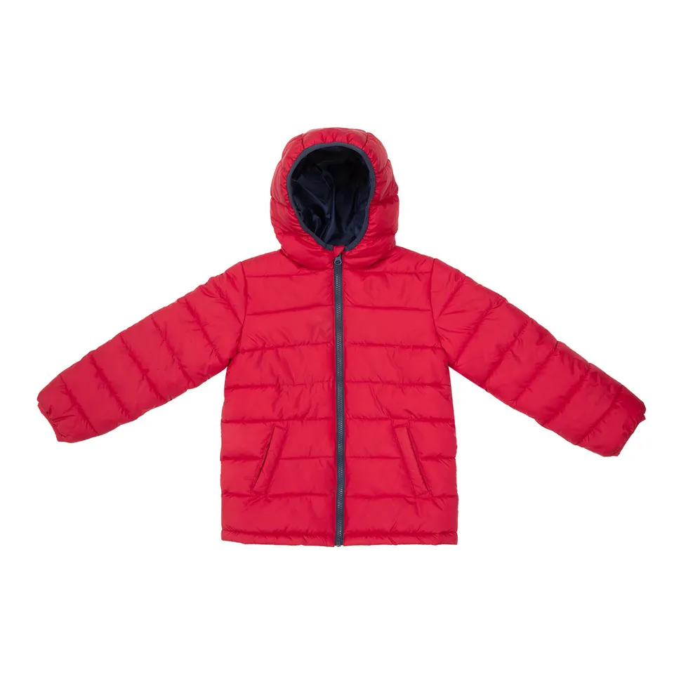 Toys Center Baby piumino bimbo rosso con cappuccio con tasche