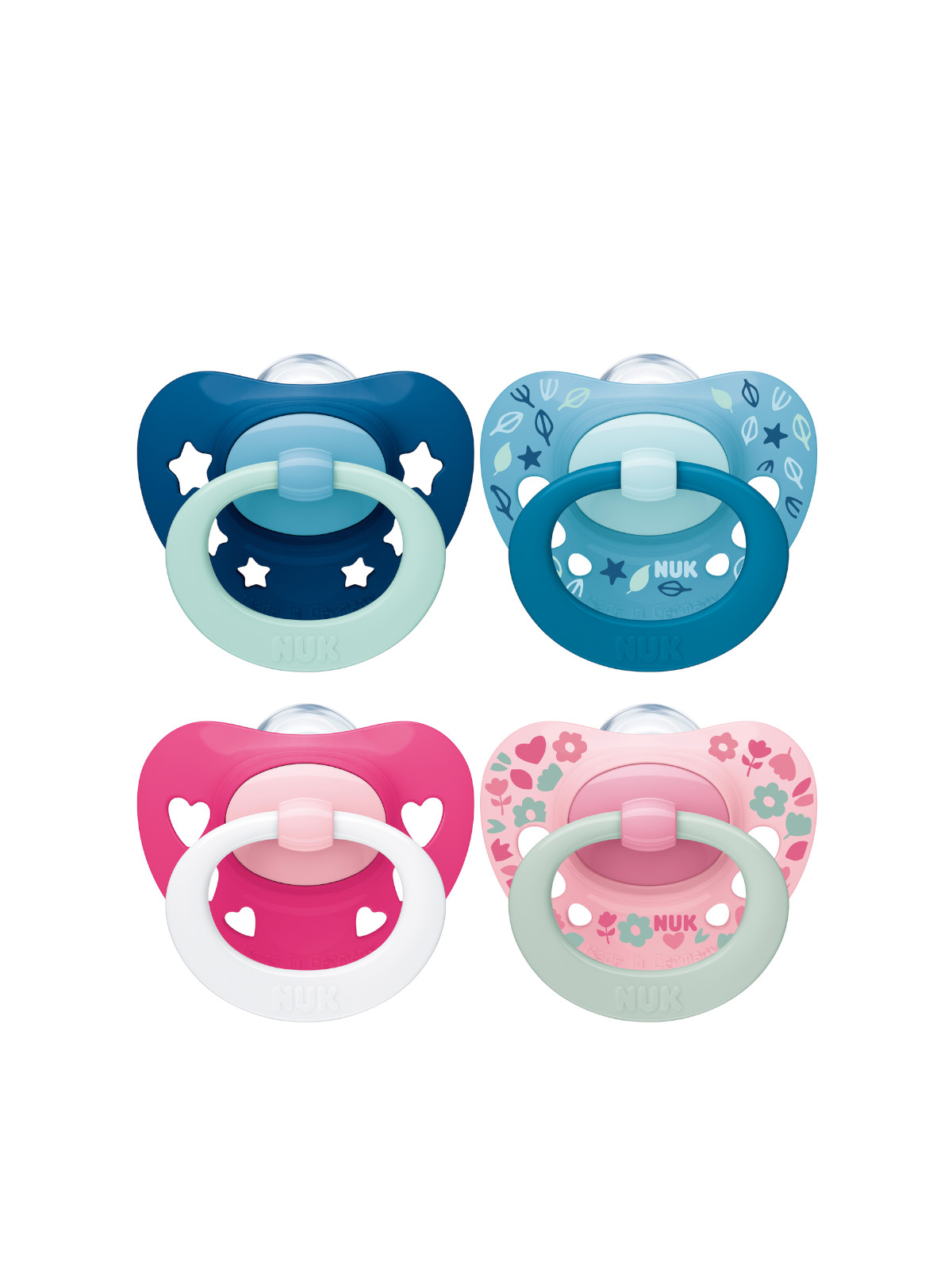 Nuk Signature succhietto silicone 18-36 mesi 2pz