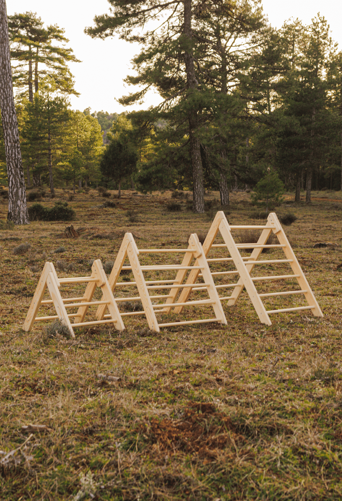 The Dida Triangolo Pikler Gioco Legno Naturale