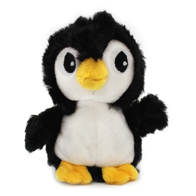 Les Déglingos Ptipotos pinguino peluche nero ricambio