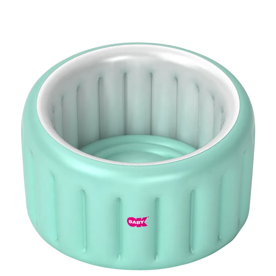 Ok Baby Oplà Soft vaschetta gonfiabile azzurra 8-36 mesi