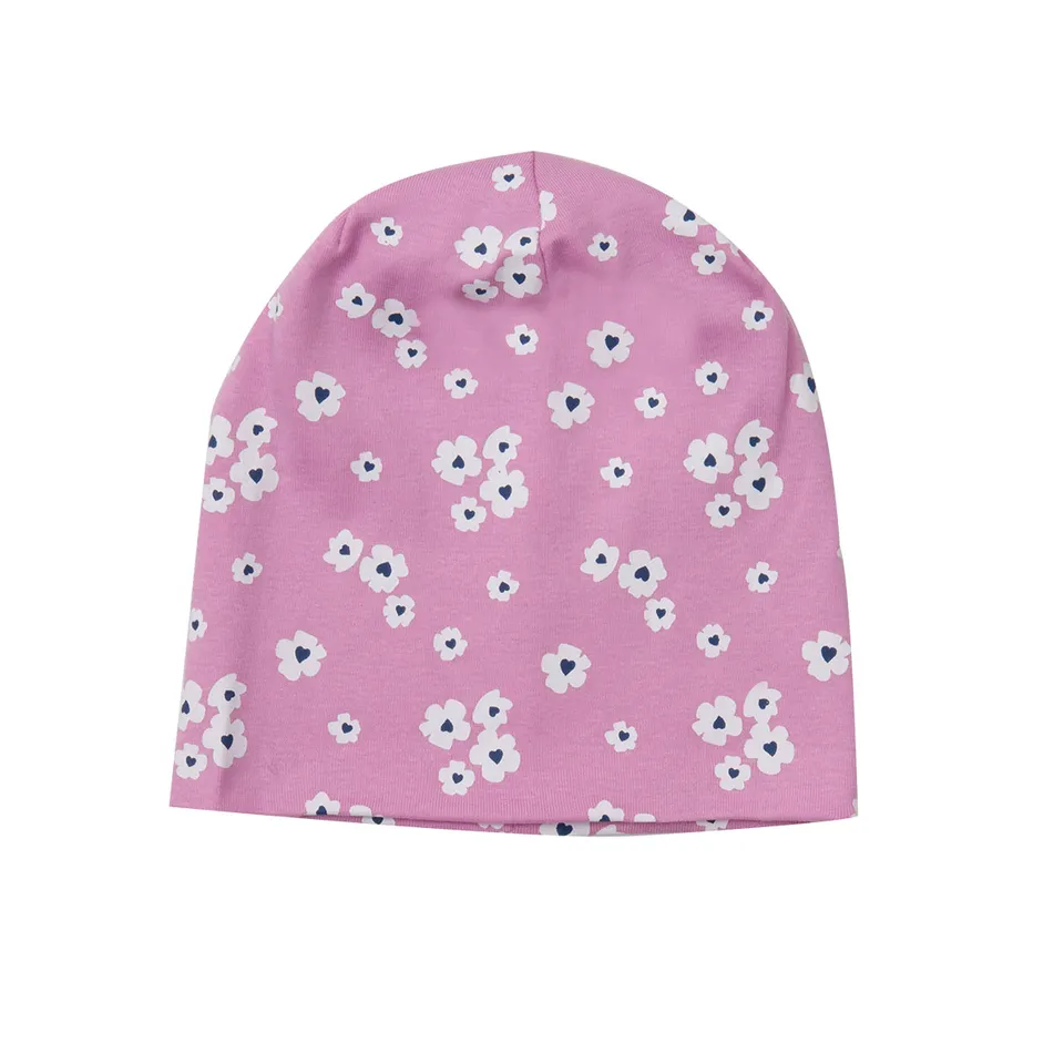 Toys Center Baby berretto bimba rosa fiori allover cotone
