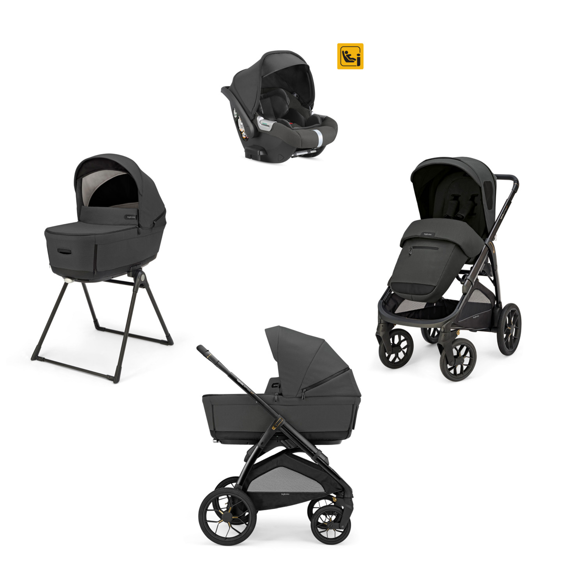 Inglesina Aptica XT System Quattro passeggino Magnet Grey 22 kg