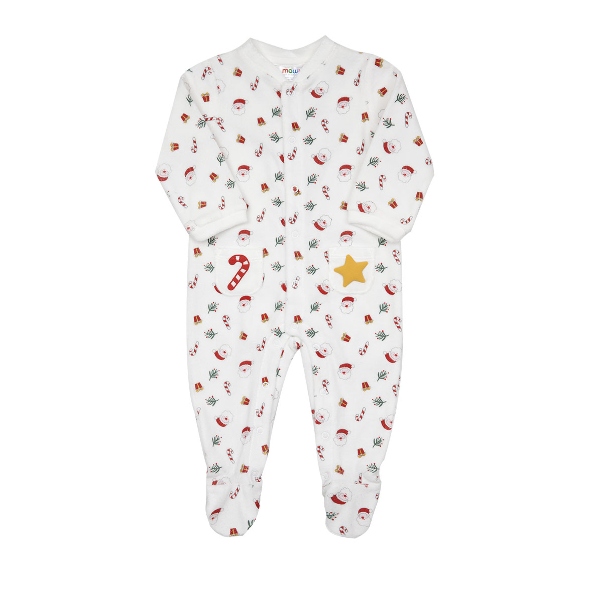 Mawi tutina ciniglia natalizia neonato panna