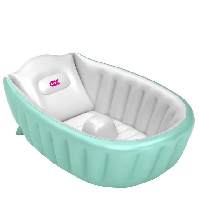 OK Baby Onda Baby Soft vaschetta gonfiabile azzurra 0-12 mesi