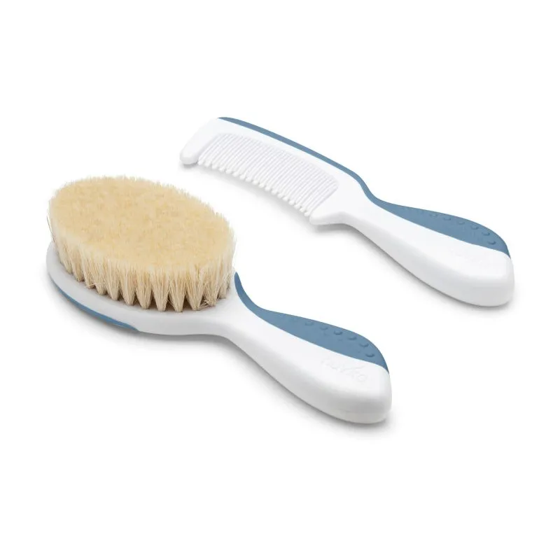 Chicco Baby Kit Spazzola e Pettine 1137 Azzurro