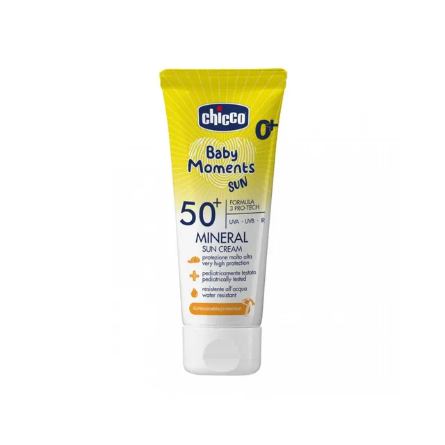 Chicco Mineral crema solare SPF50+ 75 ml pelle sensibile