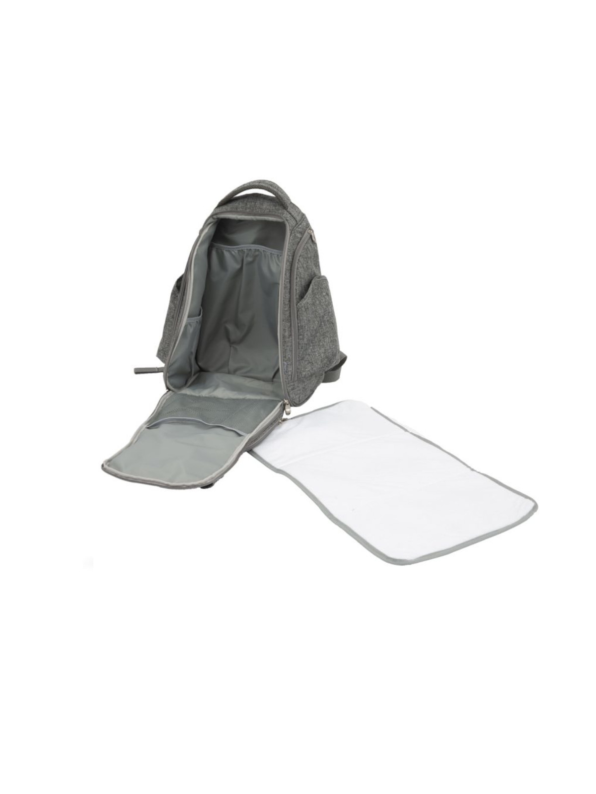 Toys Center Baby zaino fasciatoio grigio con materassino