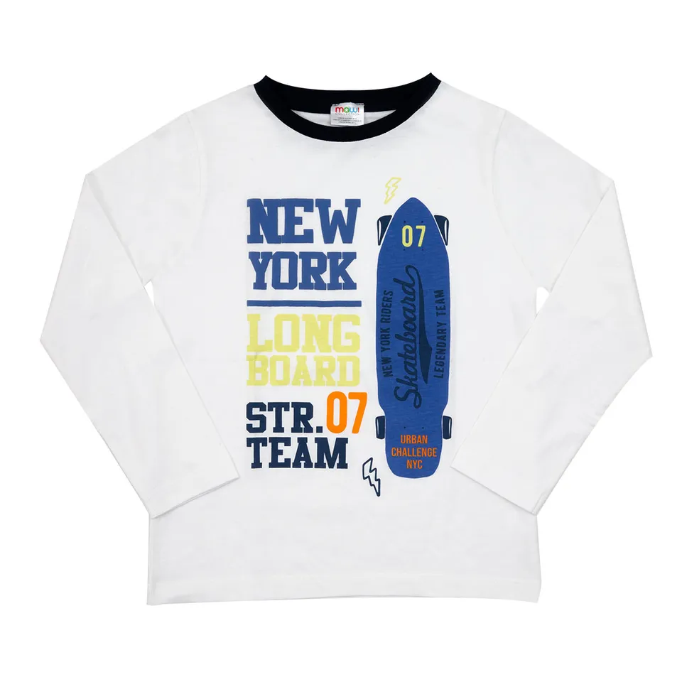 Toys Center Baby maglia bimbo sport bianco blu